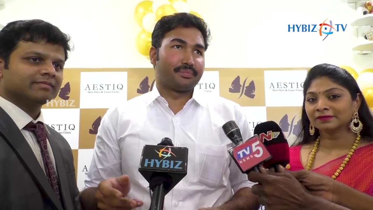 J Jayavardhan MP TamilNadu talking about AESTIQ Skin and Hair Laser Clinic